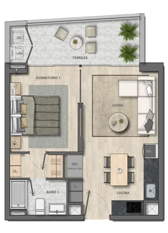 Planta modelo A2